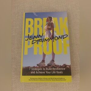 NWOT BreakProof Hardcover Book by Jenn Drummond